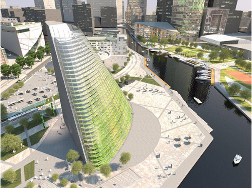 借力LED，瑞典(dian)16層高“植物大廈”年産量估達55